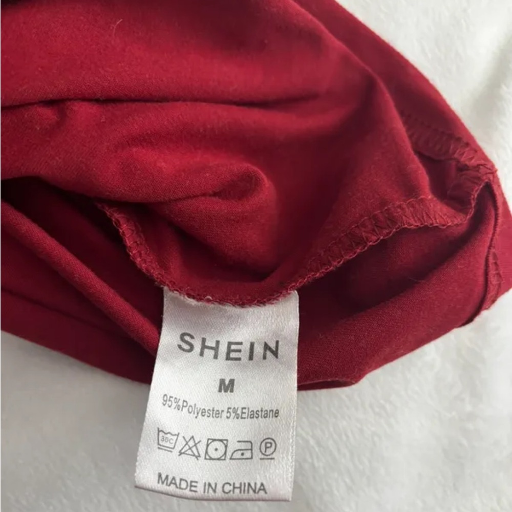 SHEIN bell sleeve lace trim top - Picture 4 of 4